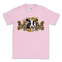 Bubblegum Pink Mom with cow Classic Tee - CowGirlArtShop