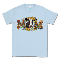 Dusty Blue Mom with cow Classic Tee - CowGirlArtShop