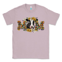 Lilac Mom with cow Classic Tee - CowGirlArtShop