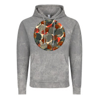 Cloud Rock african fabric pattern round earrings 5 Vintage Hoodie - BundleAndBundleShop