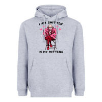 Funny I Am Smitten In My Mittens Bernie Heavyweight Hoodie | Teevron