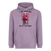 Lavender funny i am smitten in my mittens bernie Heavyweight Hoodie - artisFamous