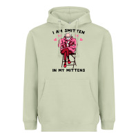 Matcha funny i am smitten in my mittens bernie Heavyweight Hoodie - artisFamous
