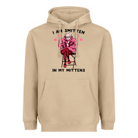 Mushroom funny i am smitten in my mittens bernie Heavyweight Hoodie - artisFamous