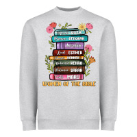 Heather Grey the original women of the bible books full color Heavyweight Sweatshirt - JahusDesignShop