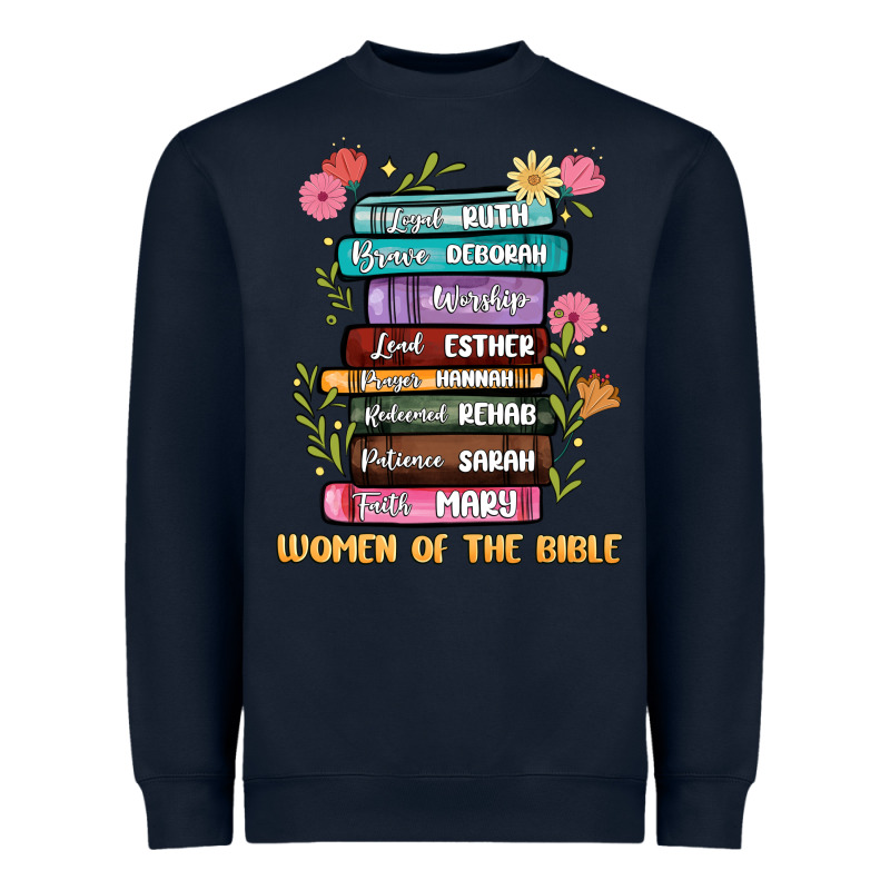 The Original Women Of The Bible Books Full Color Heavyweight Sweatshirt by JahusDesignShop | Teevron