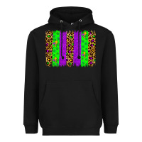 Black mardi gras brush stoke Heavyweight Hoodie - JahusDesignShop