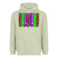 Matcha mardi gras brush stoke Heavyweight Hoodie - JahusDesignShop