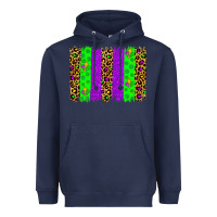 Navy mardi gras brush stoke Heavyweight Hoodie - JahusDesignShop