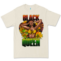 Bone Black queen afro Premium Tee - HowdyJamesFarm