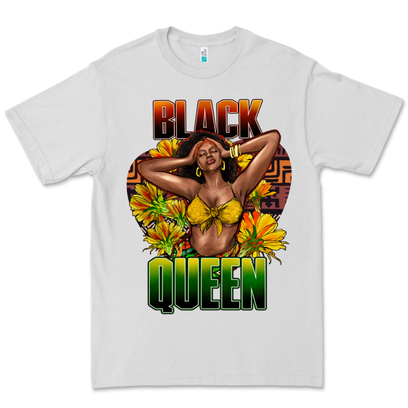 Black Queen Afro Premium Tee by HowdyJamesFarm | Teevron