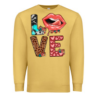 Antique Gold valentines love Premium Sweatshirt - JahusDesignShop
