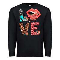 Black valentines love Premium Sweatshirt - JahusDesignShop