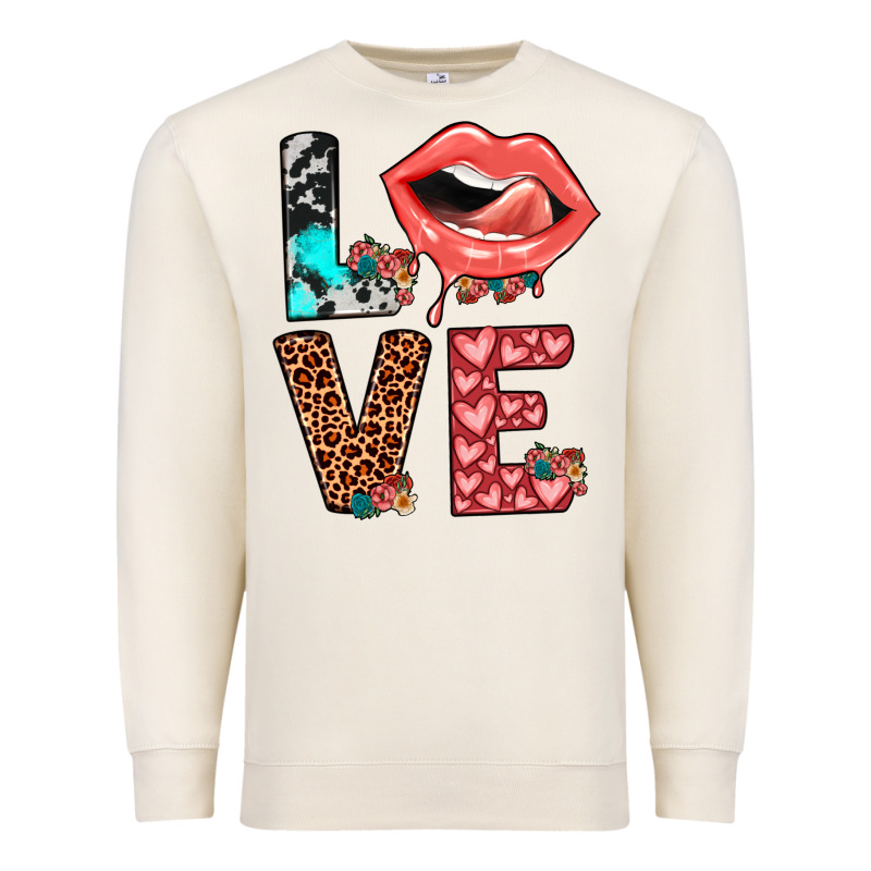 Valentines Love Premium Sweatshirt by JahusDesignShop | Teevron