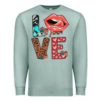 Seafoam valentines love Premium Sweatshirt - JahusDesignShop