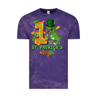 Cloud Purple my first st. patricks day Vintage Tee - FaDigitalArtStudio