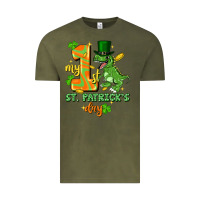 Vintage Olive my first st. patricks day Vintage Tee - FaDigitalArtStudio
