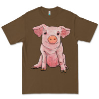 Cacao sitting pig Premium Tee - RanaPortraitStore
