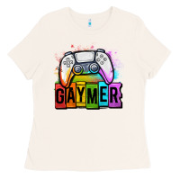 Bone gaymer lgbtq gaming Ladies Tee - OliviaCreatesArt
