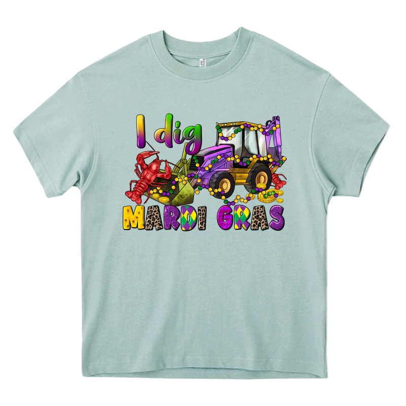 I Dig Mardi Gras Heavy Core Tee by CowGirlArtShop | Teevron