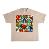 French Oak christmas coffee cups bell and candy cane with leopard and plaid Urban Heavy Tee - BundleAndBundleShop