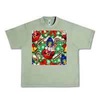 Oil Green christmas coffee cups bell and candy cane with leopard and plaid Urban Heavy Tee - BundleAndBundleShop