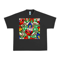Pigment Black christmas coffee cups bell and candy cane with leopard and plaid Urban Heavy Tee - BundleAndBundleShop