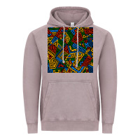 Vintage Zinc african geometric seamless pattern Vintage Hoodie - BundleAndBundleShop