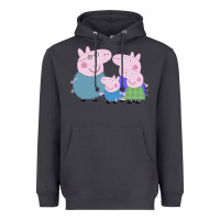 Smoke peppa pig family Heavyweight Hoodie - artisFamous