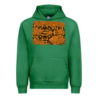 Emerald leopard glitter background Urban Hoodie - RanaPortraitStore