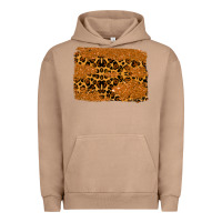 Pigment Burro leopard glitter background Urban Hoodie - RanaPortraitStore
