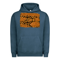 Pigment Midnight Navy leopard glitter background Urban Hoodie - RanaPortraitStore