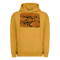Leopard Glitter Background Urban Hoodie | Teevron