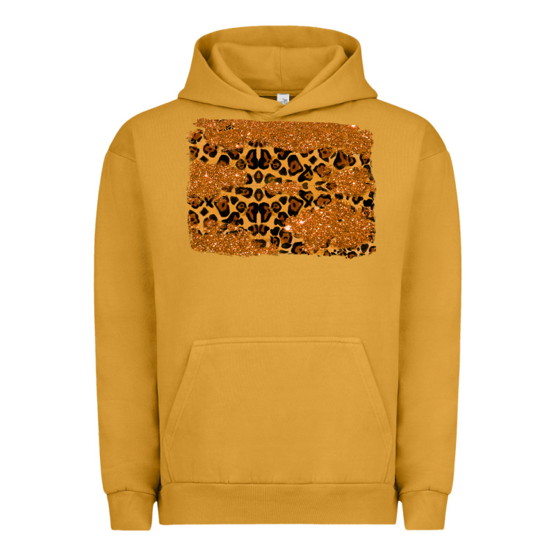 Leopard Glitter Background Urban Hoodie by RanaPortraitStore | Teevron