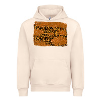 Sandshell leopard glitter background Urban Hoodie - RanaPortraitStore