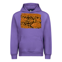 Tulip leopard glitter background Urban Hoodie - RanaPortraitStore
