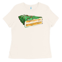 Bone green christmas cake fa element 1 Ladies Tee - FaDigitalArtStudio