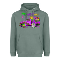 Sage mardi gras truck gnome Heavyweight Hoodie - JahusDesignShop