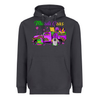 Smoke mardi gras truck gnome Heavyweight Hoodie - JahusDesignShop