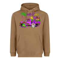 Toasted Coconut mardi gras truck gnome Heavyweight Hoodie - JahusDesignShop
