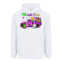 White mardi gras truck gnome Heavyweight Hoodie - JahusDesignShop