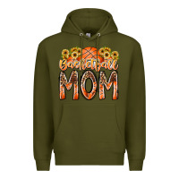 Army Green basketball mom Premium Hoodie - RacoonDesign