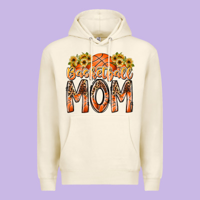 Basketball Mom Premium Hoodie Designed By Racoondesign
