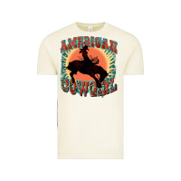 Vintage Arctic American cowgirl 4th of july Vintage Tee - FaDigitalArtStudio