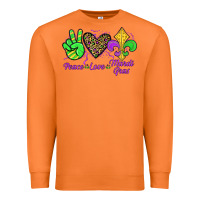 Carrot peace love mardi gras Premium Sweatshirt - JahusDesignShop