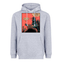 Heather Grey i am king of monsters Heavyweight Hoodie - artisFamous