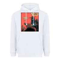 White i am king of monsters Heavyweight Hoodie - artisFamous