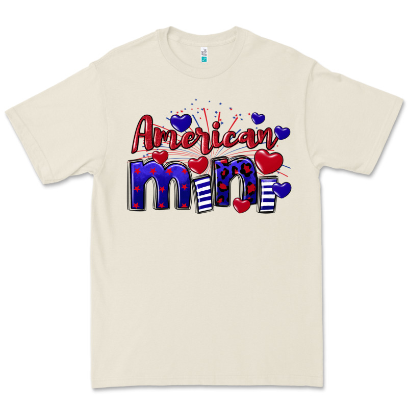 American Mini  4th Of July Premium Tee by CowGirlArtShop | Teevron