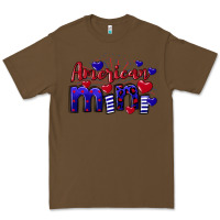 Cacao American Mini  4th of July Premium Tee - CowGirlArtShop