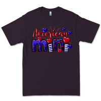Plum American Mini  4th of July Premium Tee - CowGirlArtShop